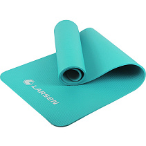 Коврик для фитнеса и йоги Larsen NBR ECE 069 р183х61х1см бирюзовый