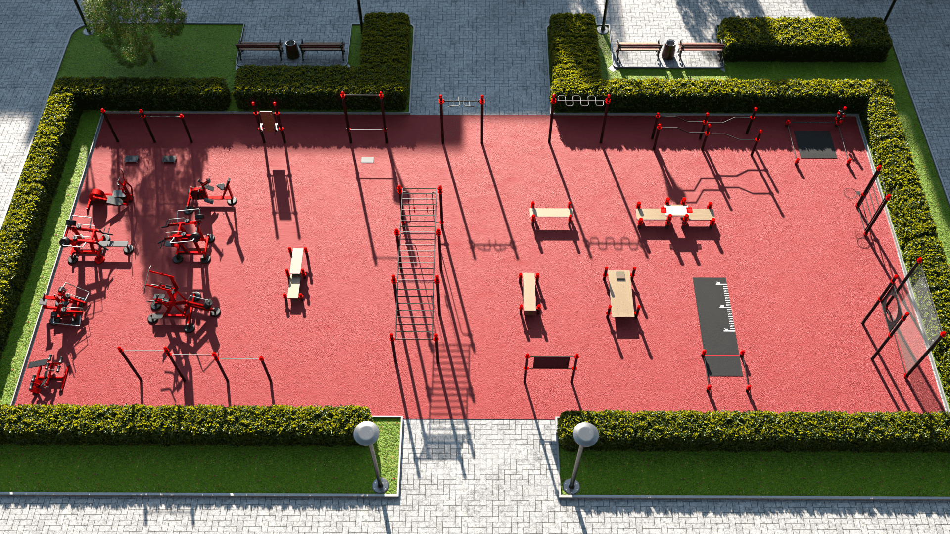 Площадка для сдачи нормативов, 89мм