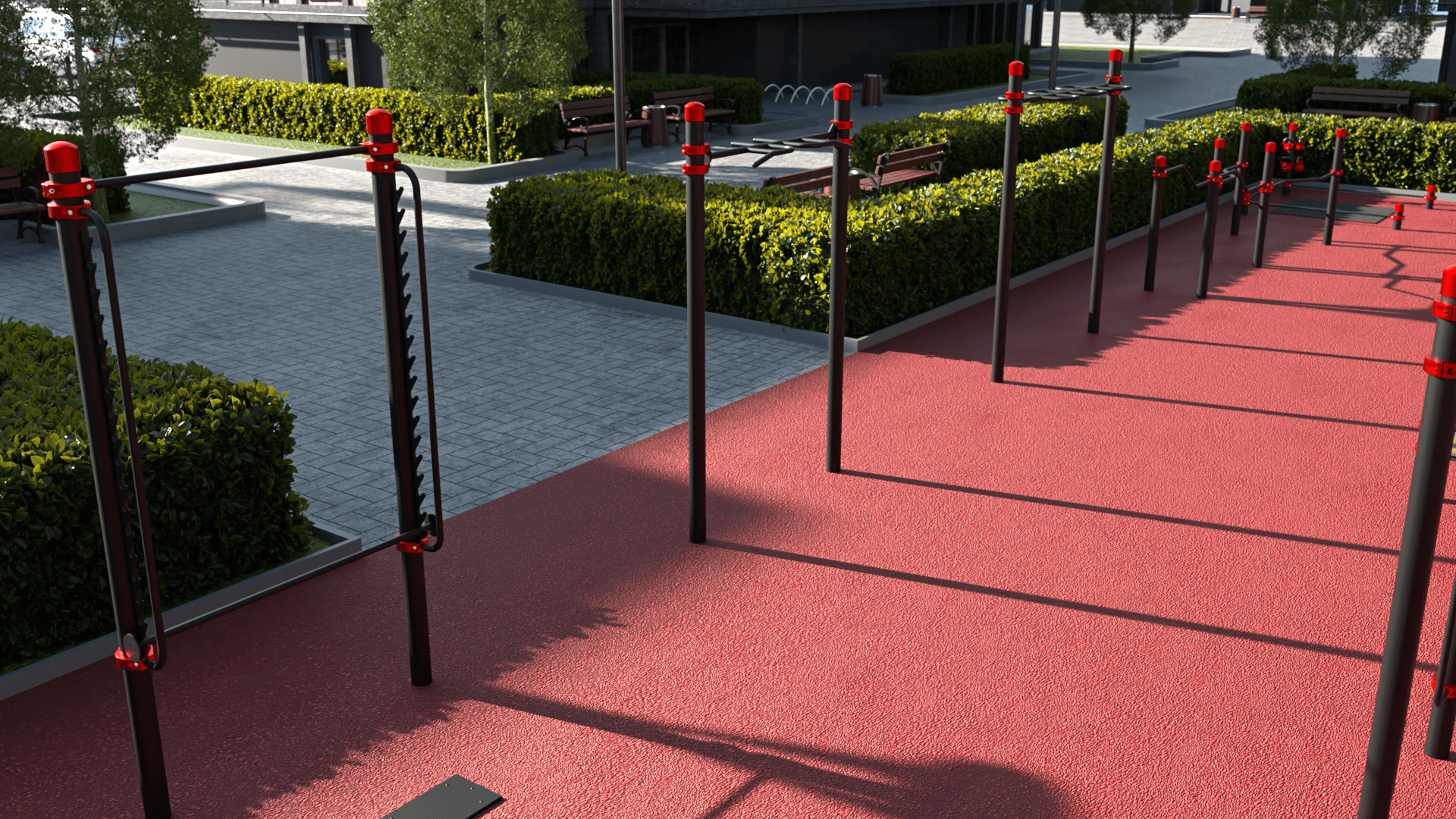 Площадка для сдачи нормативов, 89мм