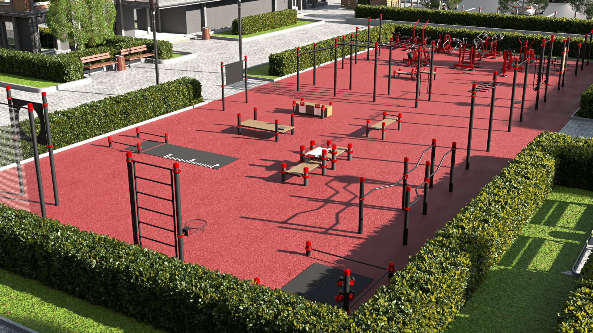 Площадка для сдачи нормативов, 89мм