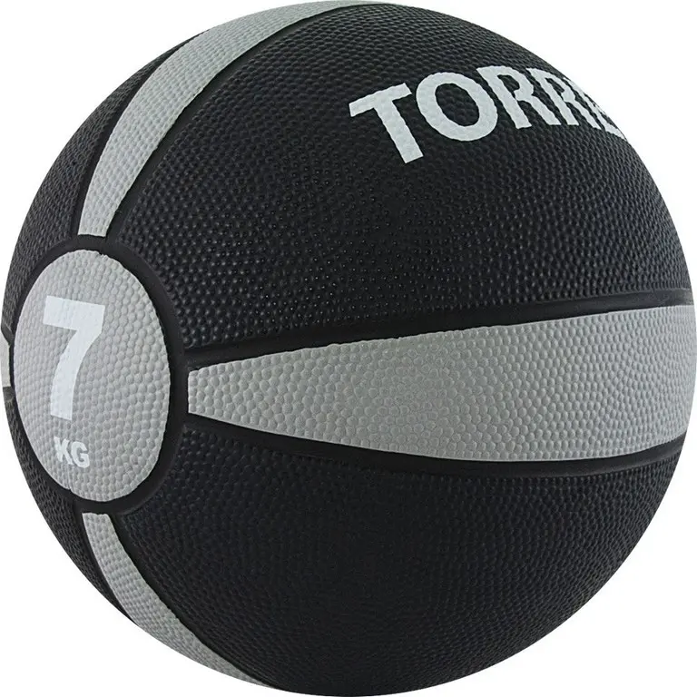 Медбол "TORRES 7 кг", резина, диаметр 23,8 см