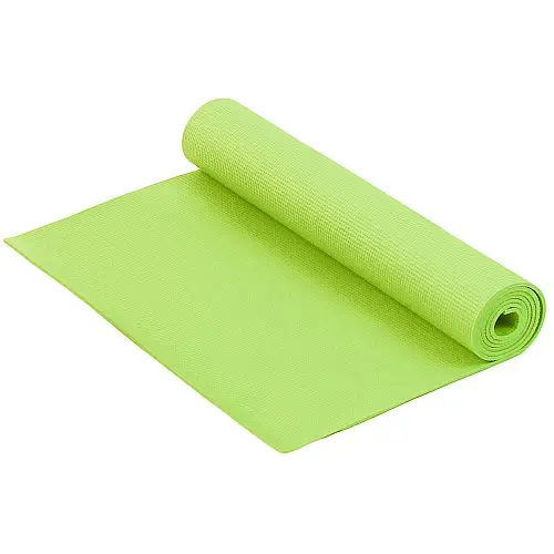 Коврик для фитнеса и йоги Larsen PVC лайм р173х61х0,4см