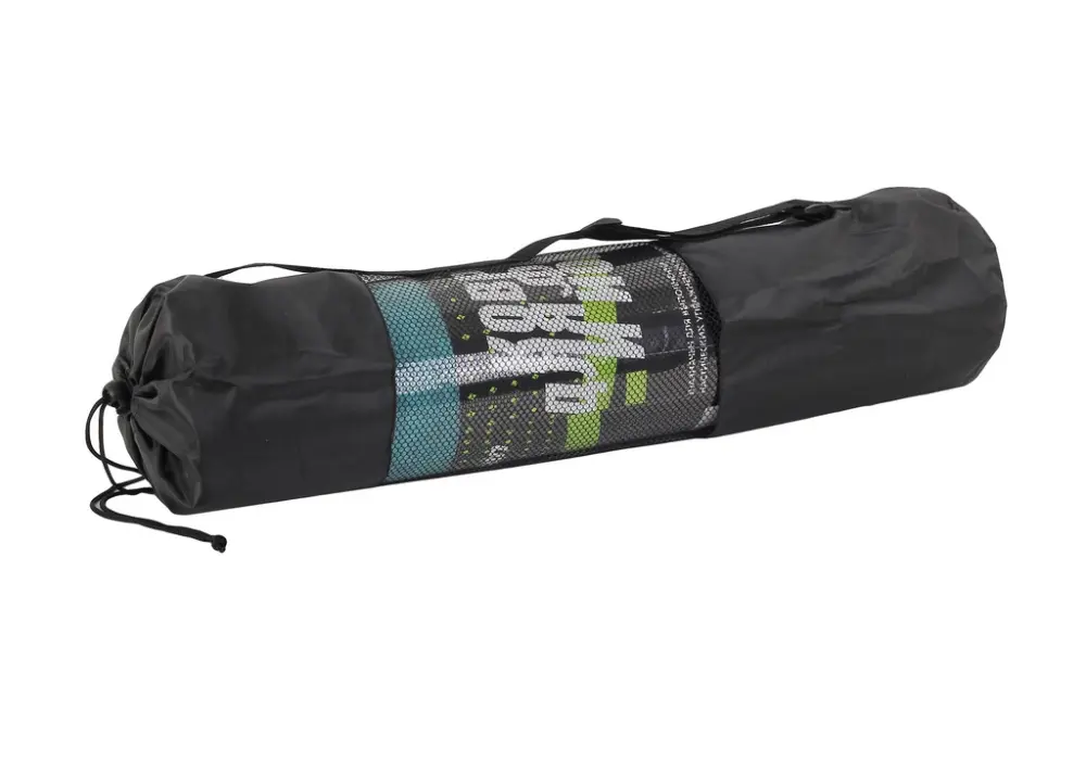 Коврик для фитнеса и йоги Larsen PVC multicolor р180х60х0,8см с сумкой