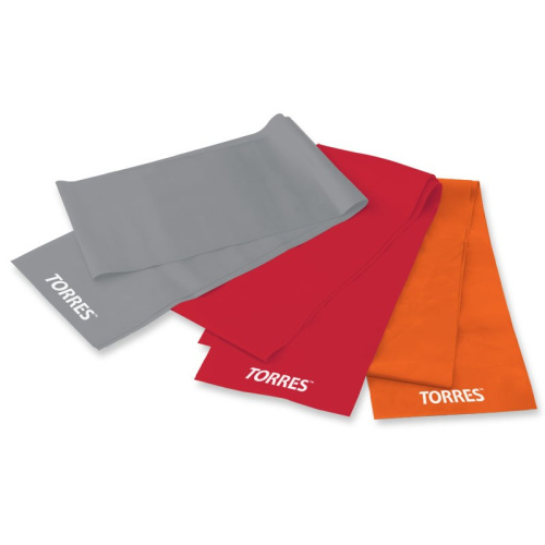 Эспандер "TORRES латексная лента" арт. AL0020/21,длина 120 см, шир.15 см, сопротивление 4 кг.,оранж