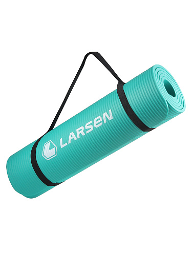 Коврик для фитнеса и йоги Larsen NBR ECE 069 р183х61х1см бирюзовый