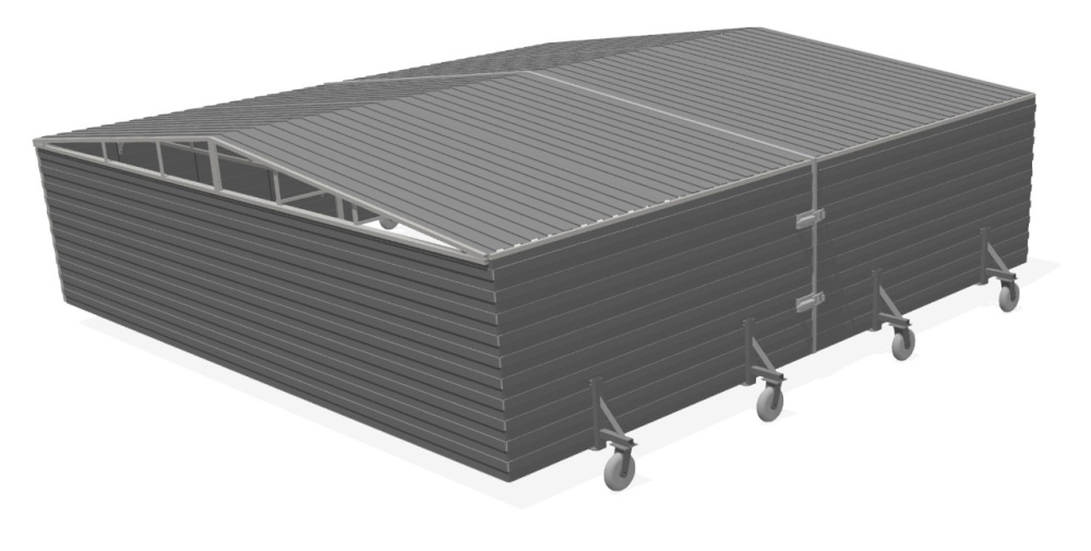 Гараж для зоны приземления 6х4х0,7 м