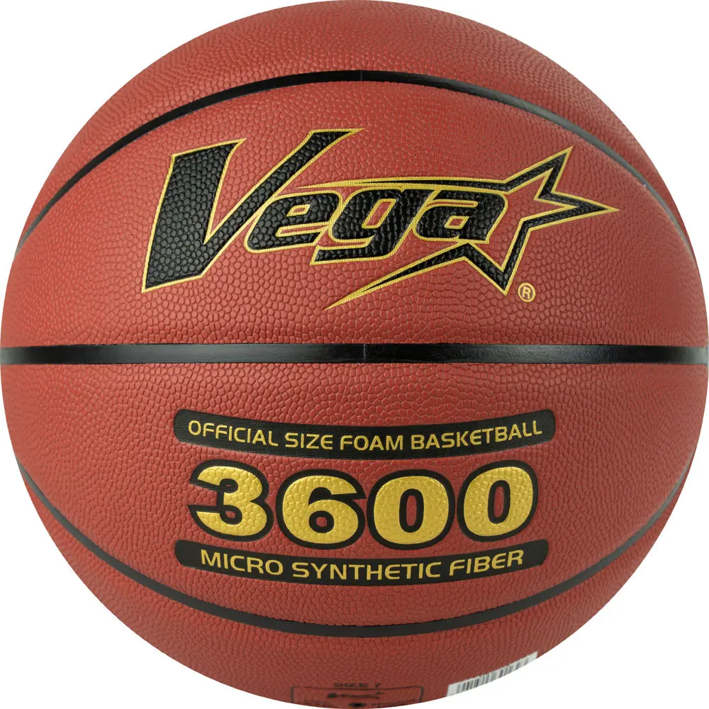 Мяч баскетбольный VEGA 3600, FIBA, р.7, синт.кожа(микрофибра)