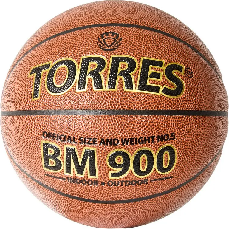 Мяч баскетбольный TORRES BM900, р.5, Синт. кожа (полиуретан)