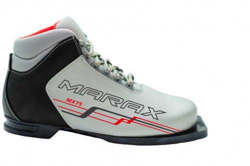 Ботинки лыжные МХ 75 серебро-черный р. 41 NEW