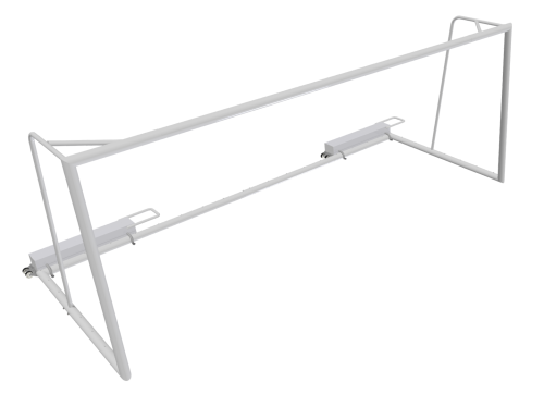 Ворота футбольные 7,32х2,44м ГОСТ Р 55664 – 2013г, Тип-4 (свободно стоящие с противовесом) (компл-2шт),без сетки