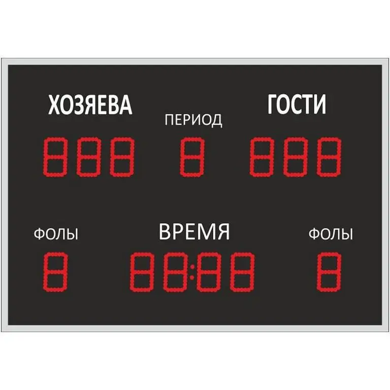 Универсальное табло ТУрп 100.13-IV (№1_1) 1000 х 750 х 44 мм 