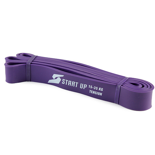 Эспандер для фитнеса замкнутый Start Up NY 208*3,2*0,45 см (нагрузка 15-35кг) purple