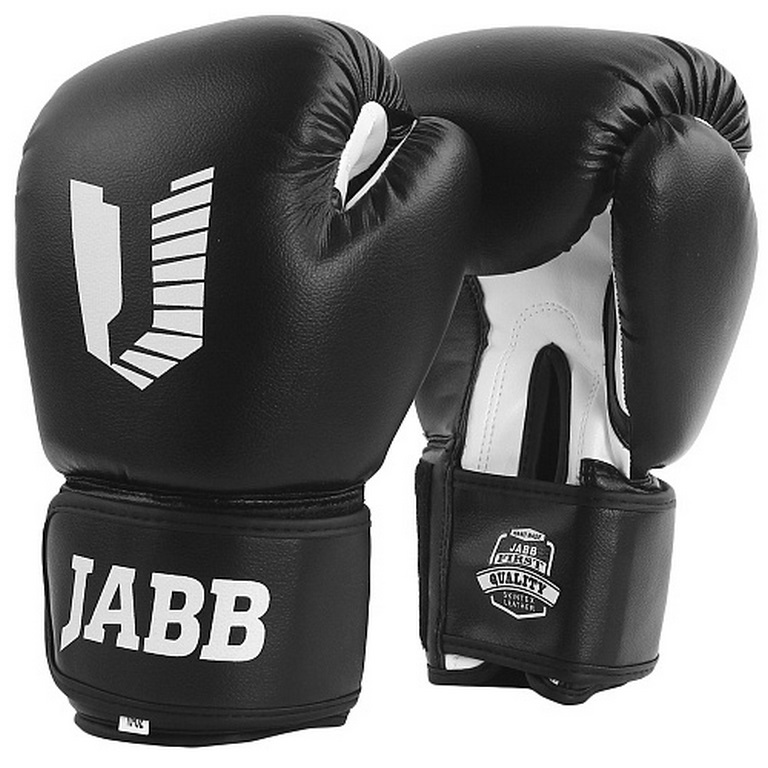 Перчатки бокс.(иск.кожа) Jabb JE-4068/Basic Star черный 10ун.