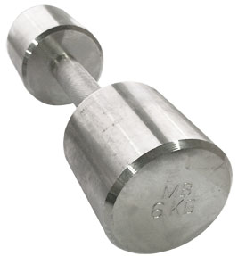 Гантель хромированная, 6 кг