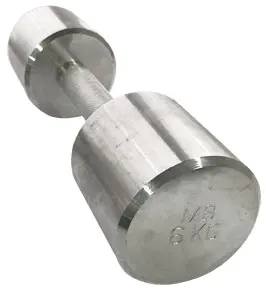 Гантель хромированная, 6 кг 