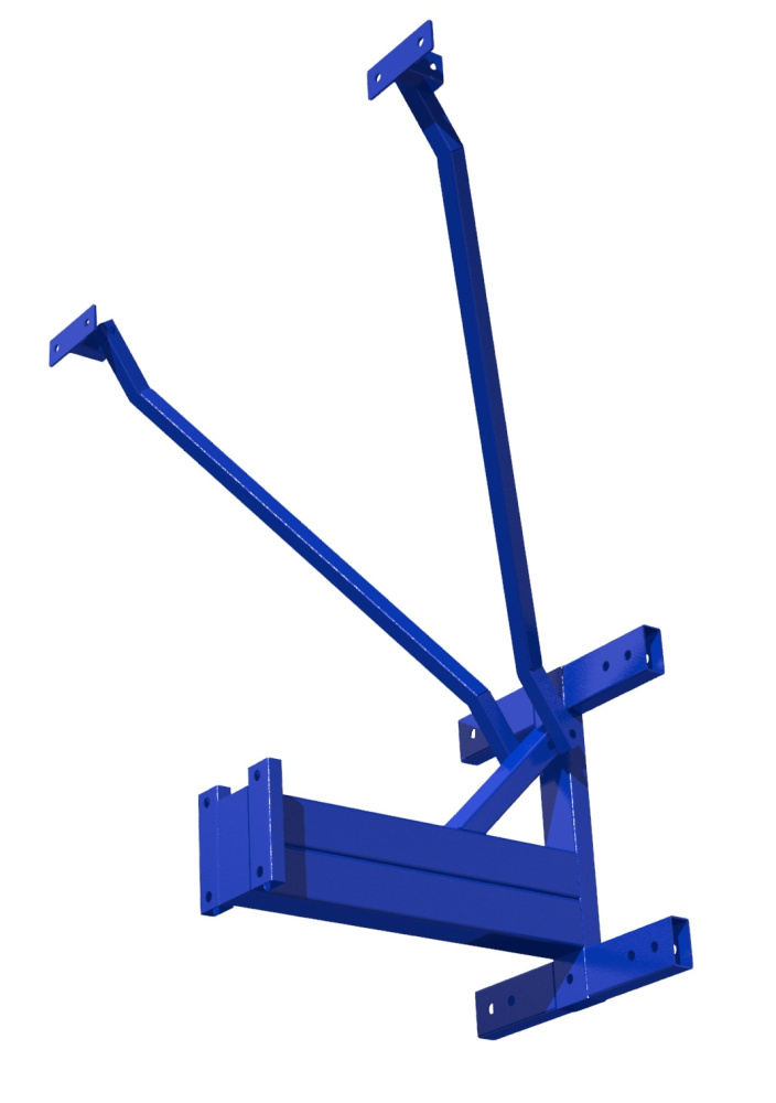 Ферма баскетбольная на колонну вынос 0,5м для щита 1,2х0,9м 