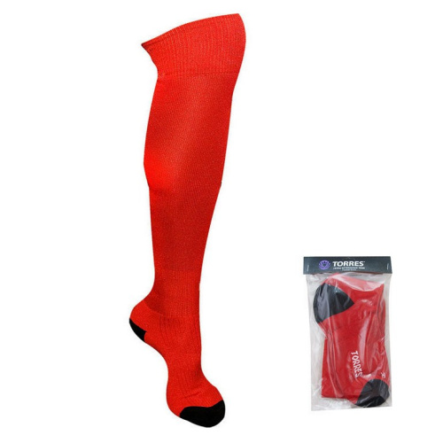 Гетры футбольные "TORRES Sport Team" красные, (42-44)