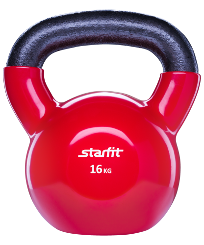 Гиря виниловая STARFIT DB-401 16 кг, красная