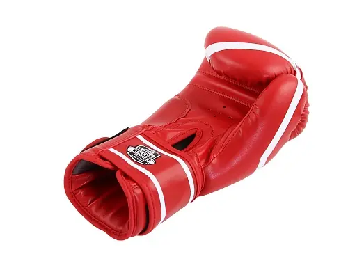 Перчатки бокс.(иск.кожа) Jabb JE-2015/Basic 25 красный 10ун..