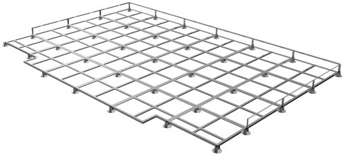 Основание (решетка) для зоны приземления прыжки в высоту 6х4м