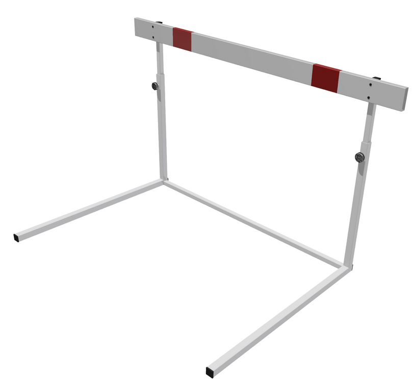 Барьер легкоатлетический регулируемой высоты планка ПВХ