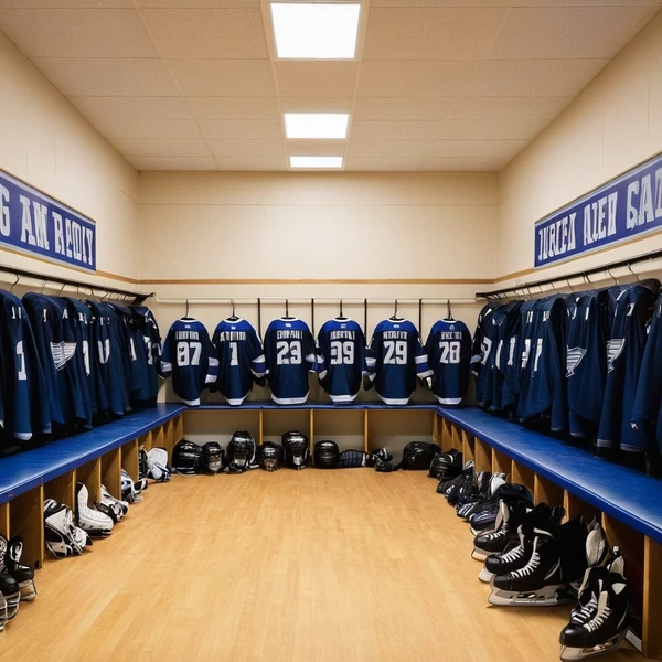 Место хоккеиста