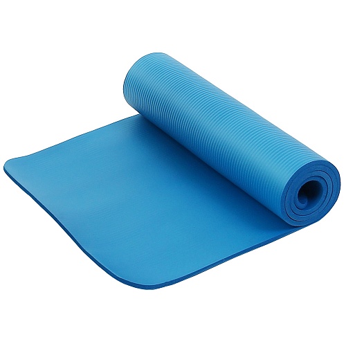 Коврик для фитнеса и йоги Larsen NBR синий р183х60х1см
