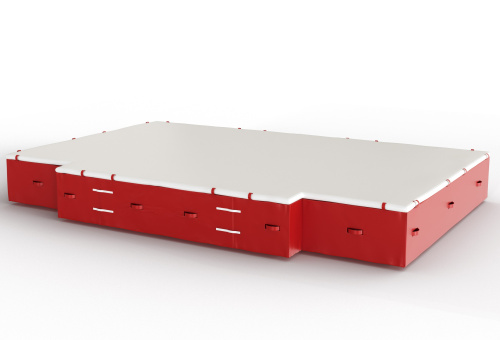 Место приземления для прыжков в высоту 6х4х0,7м соревновательное