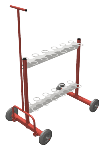 Подставка для ядер легкоатлетических передвижная