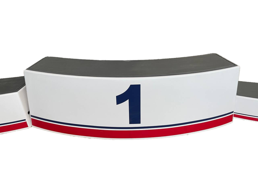 Пьедестал стеклопластик 3 места команда