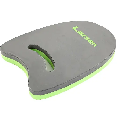 Доска для плавания AquaFitness Larsen YP-07 (цельный материал) графит/лайм