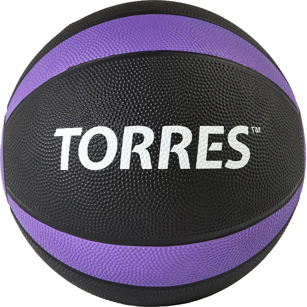 Медицинбол "TORRES" 5 кг, резина, диаметр 23,8 см