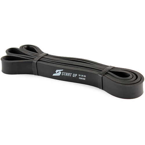 Эспандер для фитнеса замкнутый Start Up NY 208*2,1*0,45 см (нагрузка 10-30кг) black