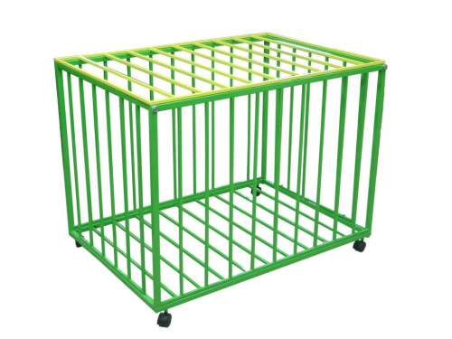 Контейнер для мячей на колесиках (метал)1000х700 h720мм (Система для перевозки и хранения мячей)