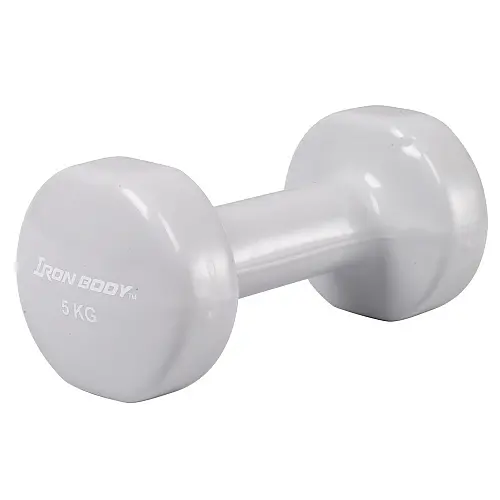 Гантель виниловая Iron Body 4770DP 5 кг
