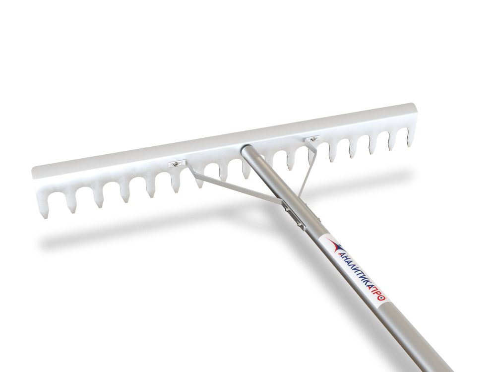 Грабли алюминиевые для песка  74см (набор инвентаря для ямы с песком )