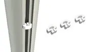 Клипсы для алюминиевых ворот (50 шт.)