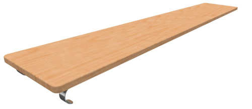 Доска наклонная навесная 2,5м