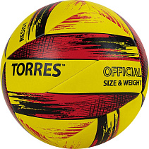 Мяч волейбольный TORRES Resist, р.5, ПУ