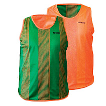 Манишка TORRES двухсторонняя, TR11045O/G, р.Sr, тренировочная, полиэстер, оранж-зеленая