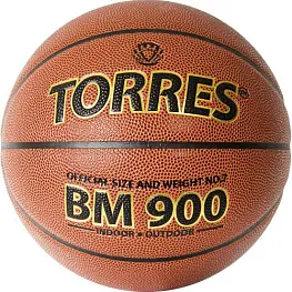 Мяч баскетбольный TORRES BM900, р.7, Синт. кожа (полиуретан)