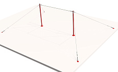 Перекладина гимнастическая универсальная эконом