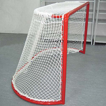 Сетка для хоккейных ворот нить 2,6 мм 1,85х1,25х0,5 м белый