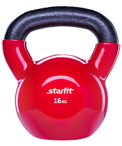 Гиря виниловая STARFIT DB-401 16 кг, красная