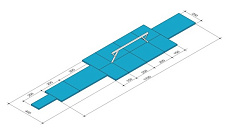 Зона приземления для гимнастического бревна (46 кв.м)