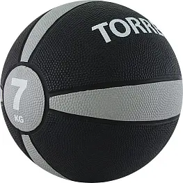 Медбол "TORRES 7 кг", резина, диаметр 23,8 см