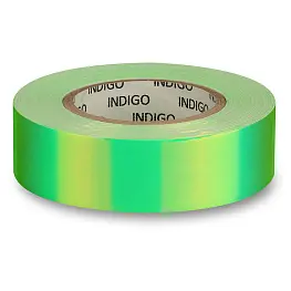 Обмотка для гимнастического обруча INDIGO Rainbow, 20мм*14м, зеленый-желтый