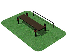 Скамья гимнастическая с упором