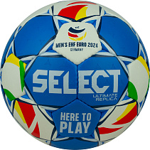 Мяч гандбольный SELECT Ultimate EHF Euro Men Replica v24, р.3, EHF Appr Синт. кожа (полиуретан)