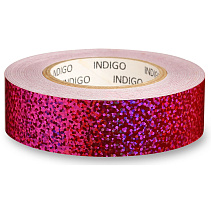 Обмотка для гимнастического обруча INDIGO Crystal, 20мм*14м, розовый